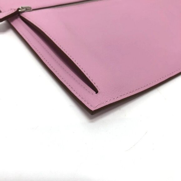 HERMES Birkin bag pocket external bag Pouch Swift pink - Picture 4 of 10